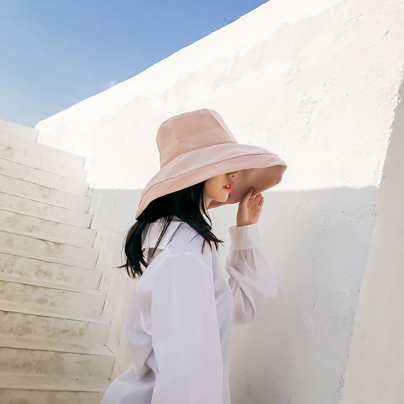 Nón Chống Nắng Vành Rộng Trơn P1773