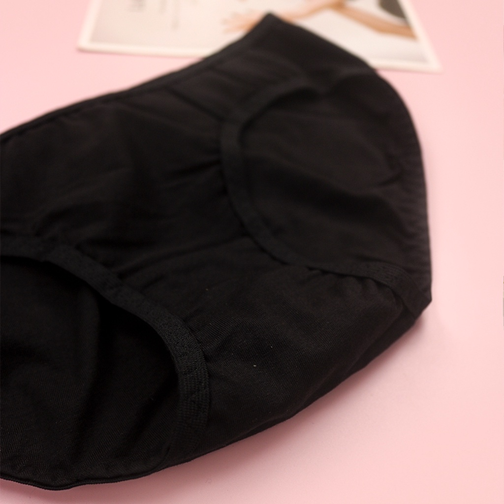 Quần Lót Nữ Cotton Cạp Vừa Luperi Dáng Bikini Ren Viền Mông Mềm Mịn Co Giãn Thoáng Mát Chống Lằn Mông Sp731