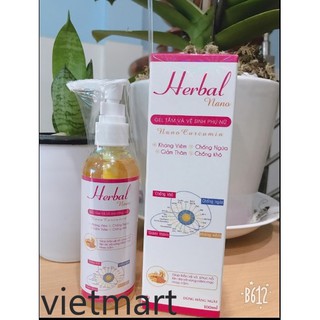 GEL TẮM VÀ VỆ SINH HERBAL NANO ( TINH CHẤT NGHỆ NANO)