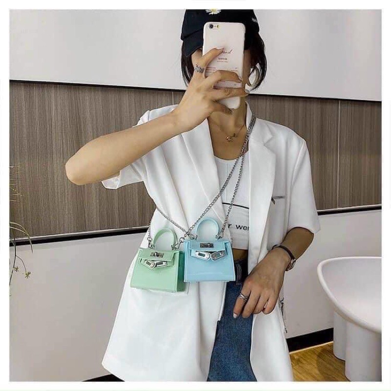 Túi silicon dáng kelly size mini siêu hot | BigBuy360 - bigbuy360.vn
