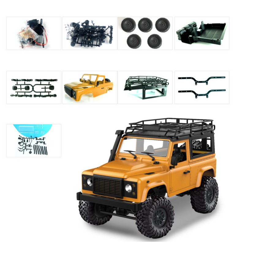 XE ĐỒ CHƠI KIT TỰ LẮP RÁP Land Rover Defender 1:12