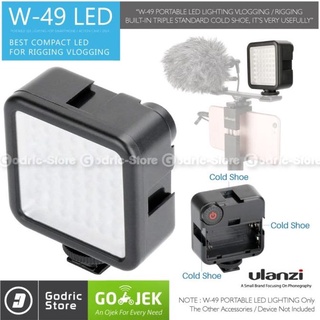 Đèn LED Ulanzi W49 Hỗ Trợ Ánh Sáng Chụp Ảnh Cho Điện Thoại 49 DSLR HP