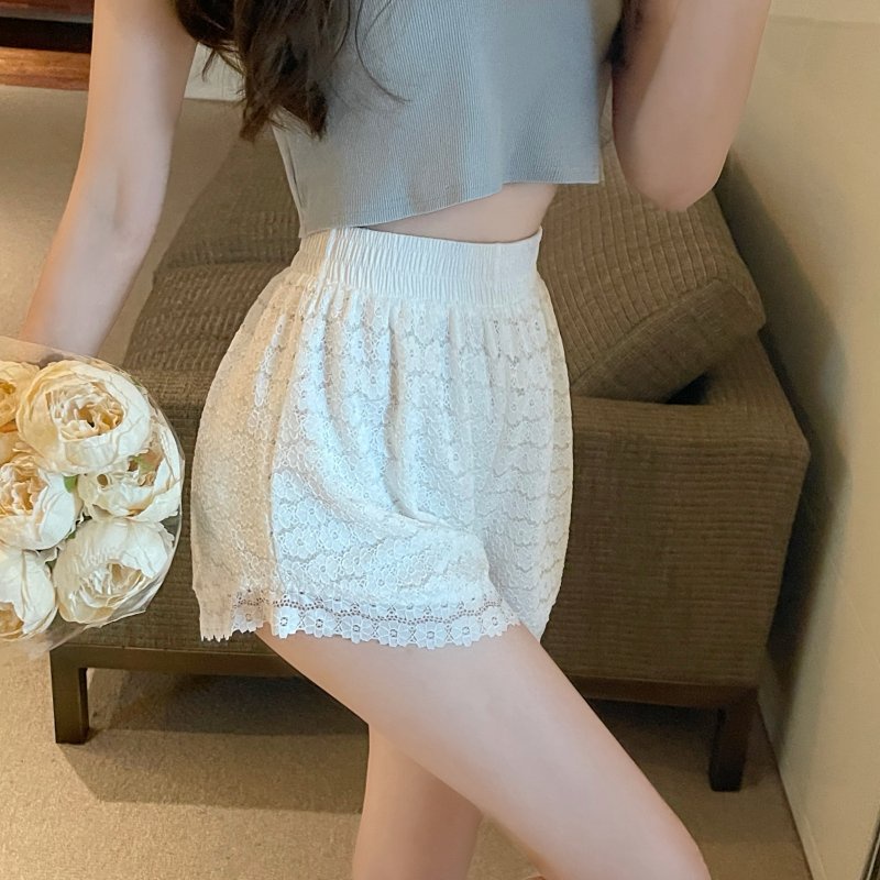 Quần Bảo Hộ Ống Rộng Phối Ren Xinh Xắn Dành Cho Nữ