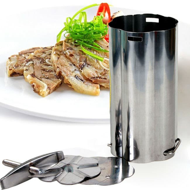 Khuôn làm giò xào inox xịn 1KG 2kg hàng chuẩn