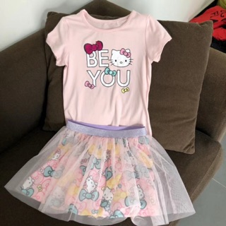 Set áo + chân váy bé gái Disney dư xịn