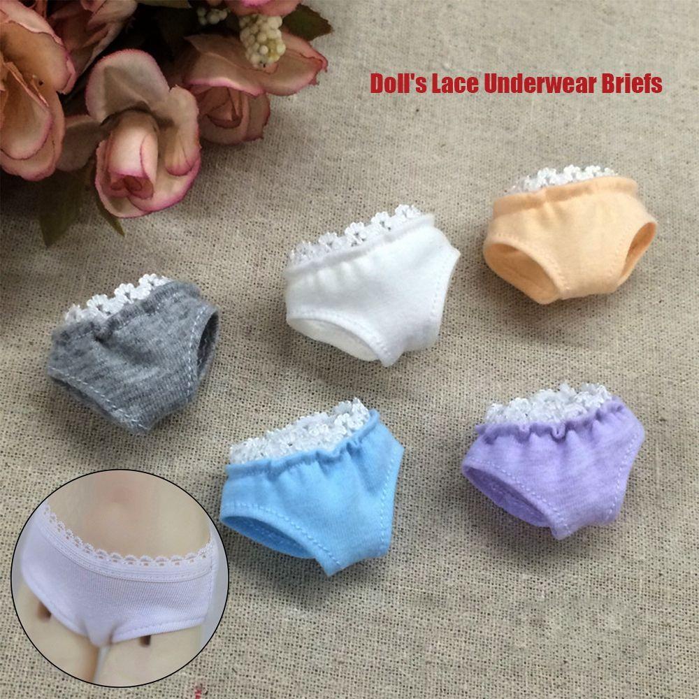 LUOL Quần Lót Cotton Phối Ren Xinh Xắn Cho Búp Bê