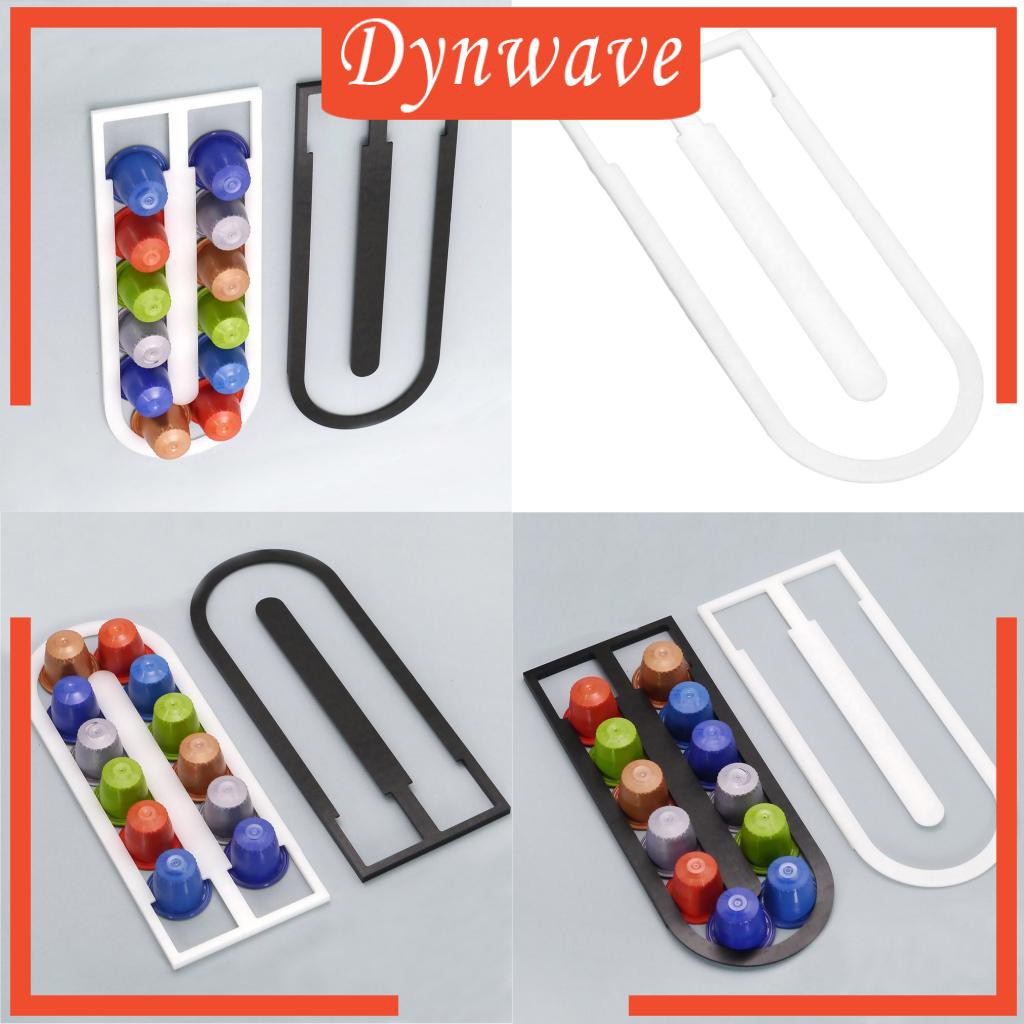 [DYNWAVE] Coffee Capsule Holder Storage  Stand Rack Dispenser 12 Capsules for Nespresso