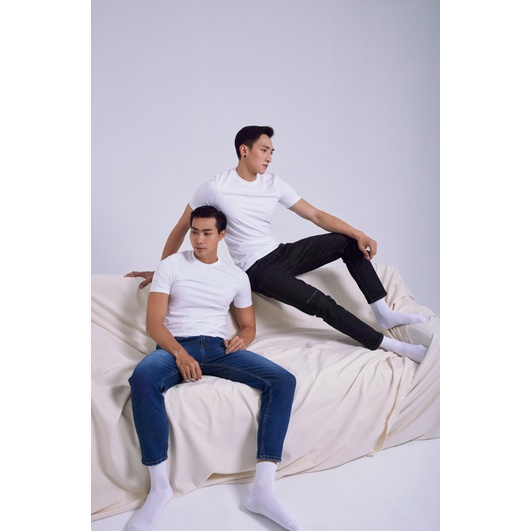 Quần jean nam BEN &amp; TOD 22007 trơn đơn giản, co giãn 4 chiều, cao cấp, dày dặn