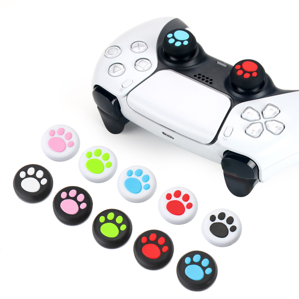 Magic 4 Nắp Silicon Mềm Thay Thế Cho Tay Cầm Chơi Game Nhiều Màu Sắc