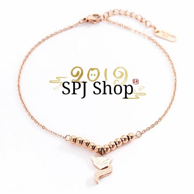 Lắc Chân Titan Cartier Cáo Hồ Ly Phun Cát Cách Điệu Bi | BigBuy360 - bigbuy360.vn