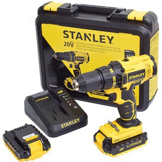 Combo máy khoan động lực dùng pin stanley sch20c2k-b1