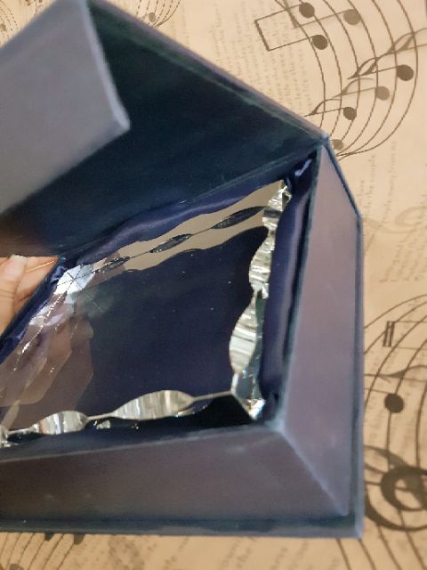 Đèn ngủ pha lê viên sóng
