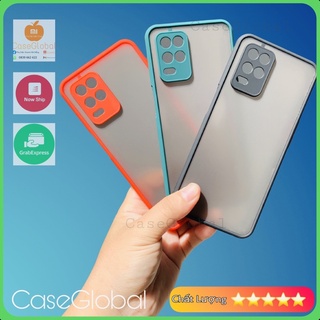 Realme Q3 - ốp lưng nhám viền màu chống sốc các góc cho Điện thoại RealmeQ3