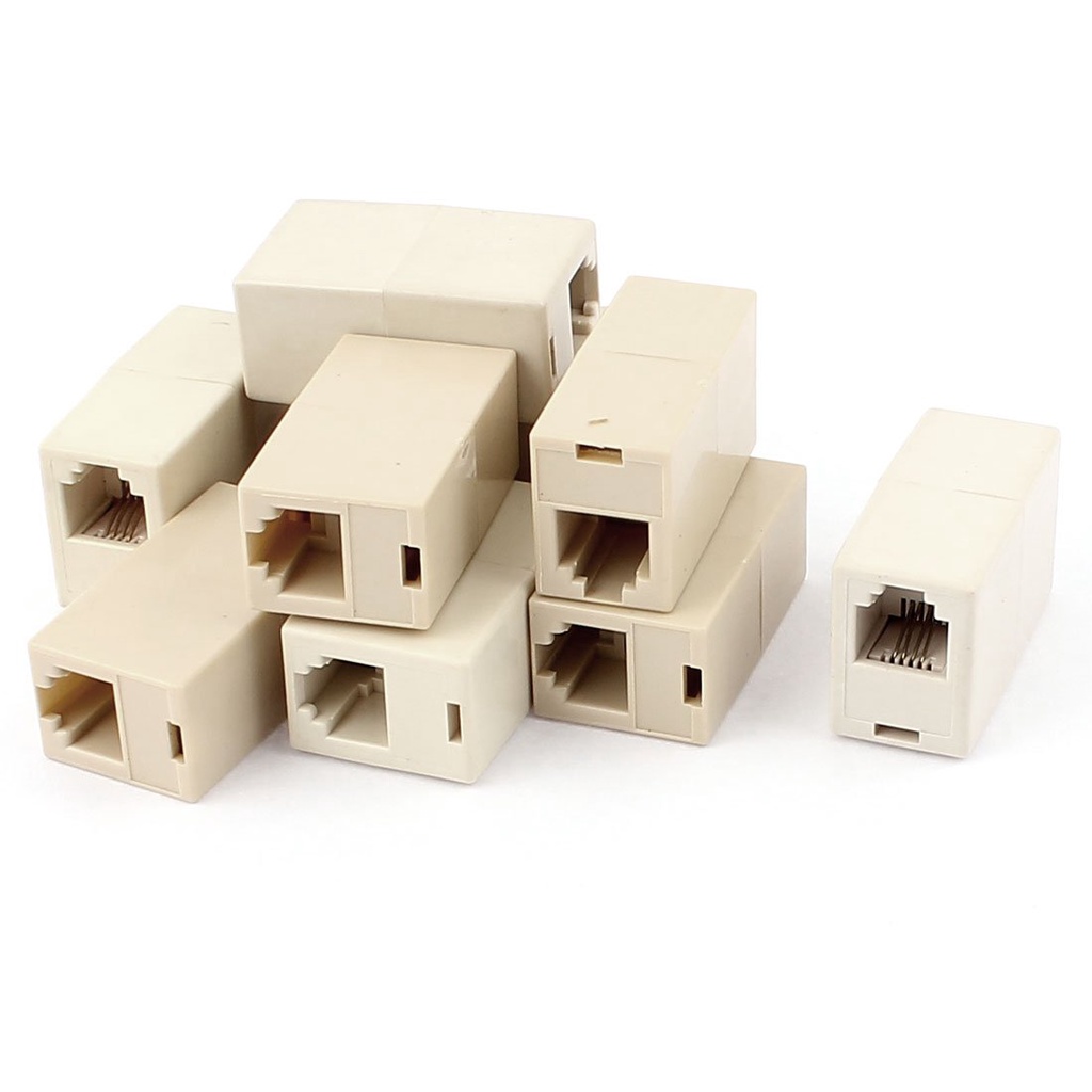 Bộ 1 Cái đầu Adapter nối thẳng RJ11