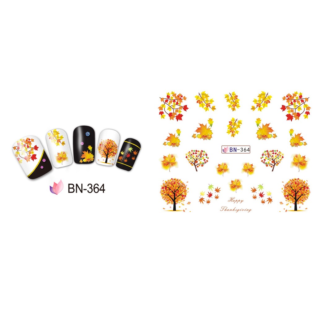Decal dán móng nước BN