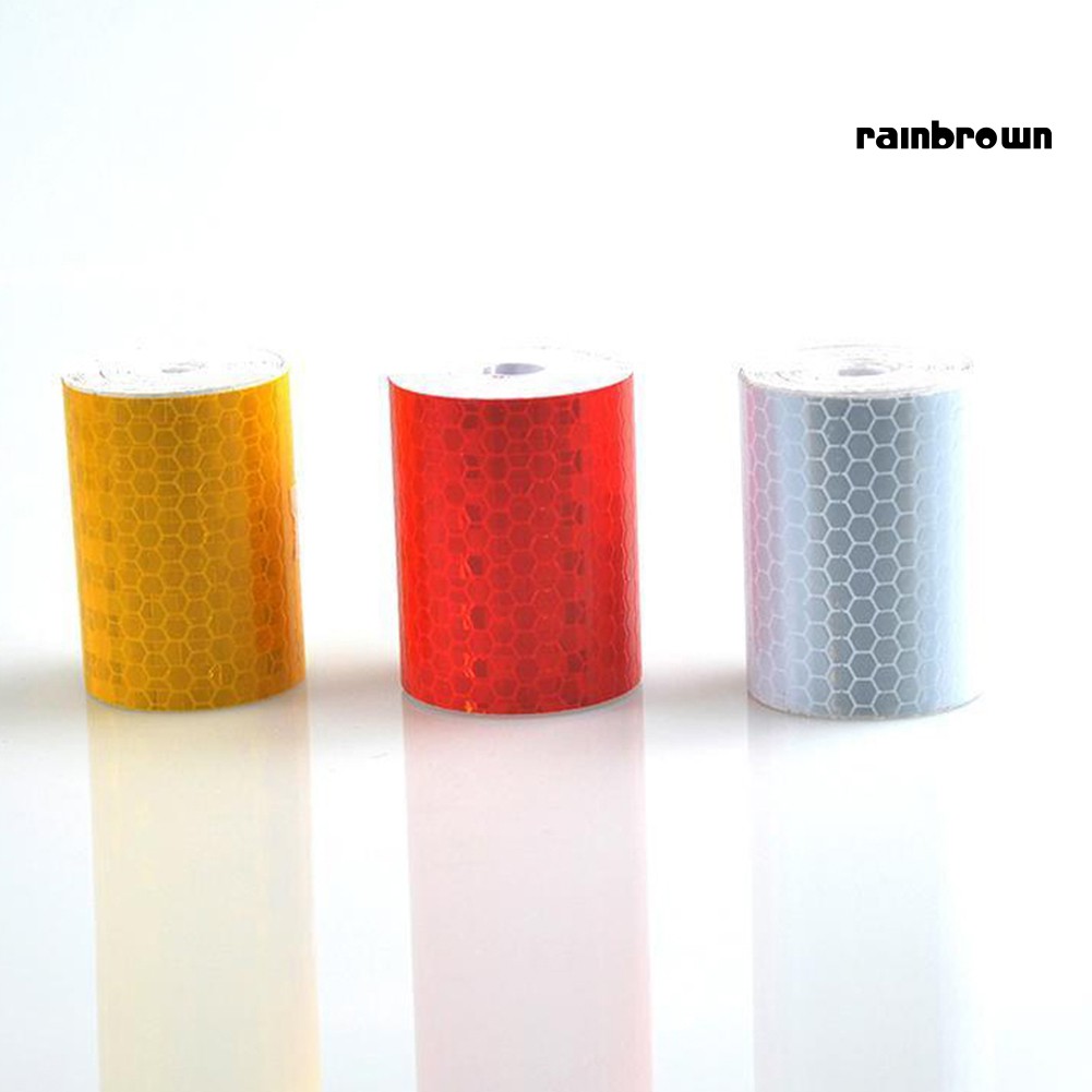 Cuộn băng dính phản quang 1m X 5cm cảnh báo an toàn thích hợp cho xe hơi