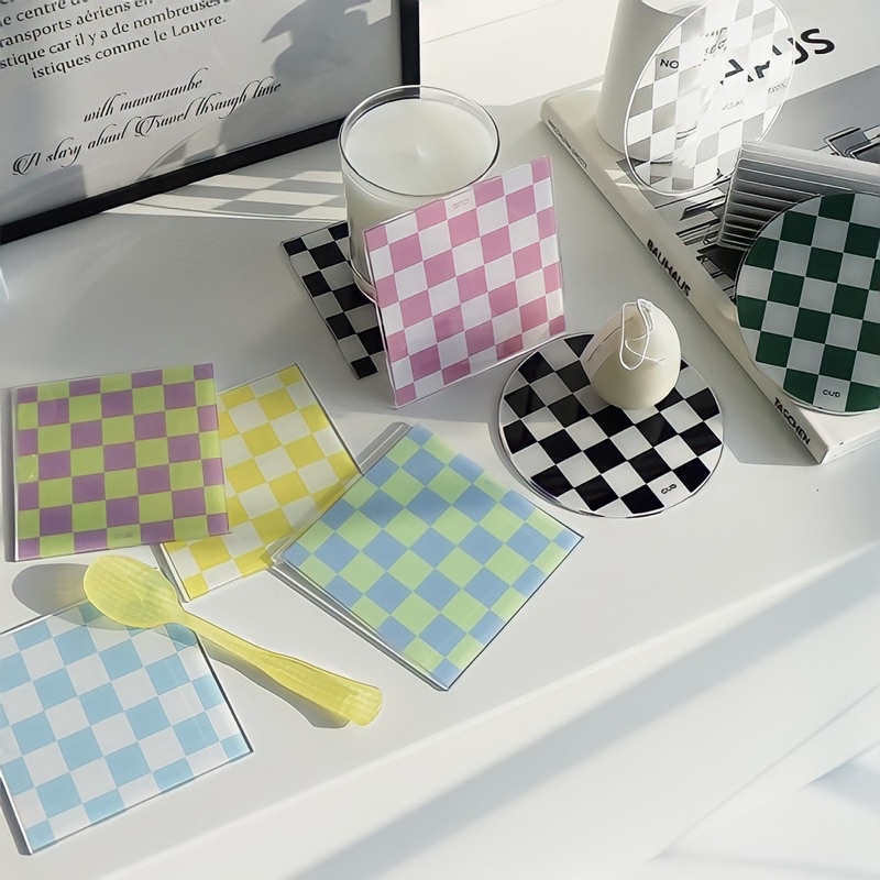 Lót Ly Cốc Mica Caro Màu - LOTLY1006