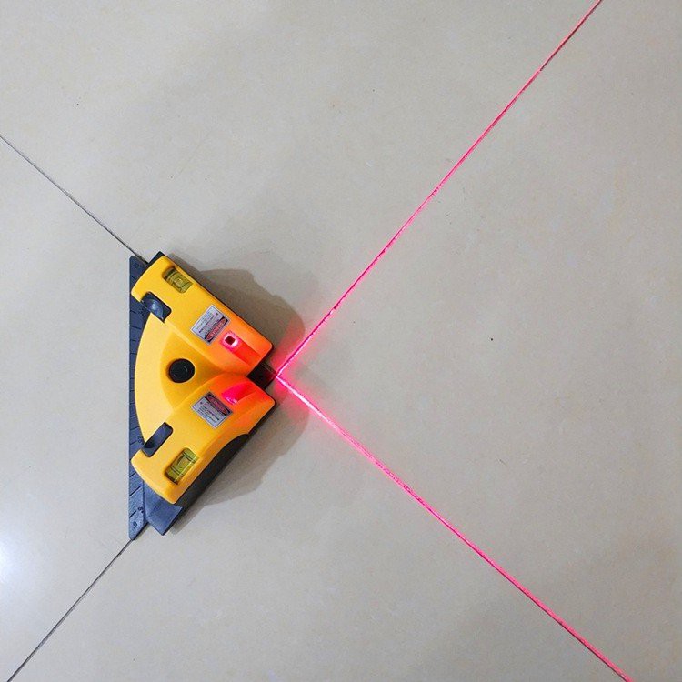 Thước Ke Góc Vuông Laser Máy Đo Góc Vuông 90 Độ Bằng Tia Laser Chuyên Dụng