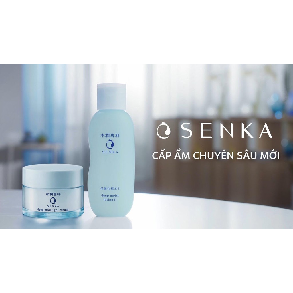 Kem Dưỡng Cấp Ẩm Chuyên Sâu Dạng Gel Senka Deep Moist Gel Cream 50g