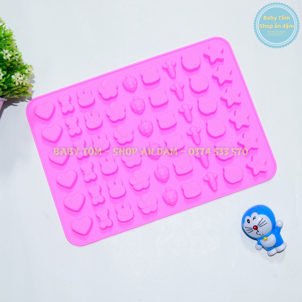 Khuôn kẹo Chip Chip silicon cho bé ăn dặm NPP Baby Tôm