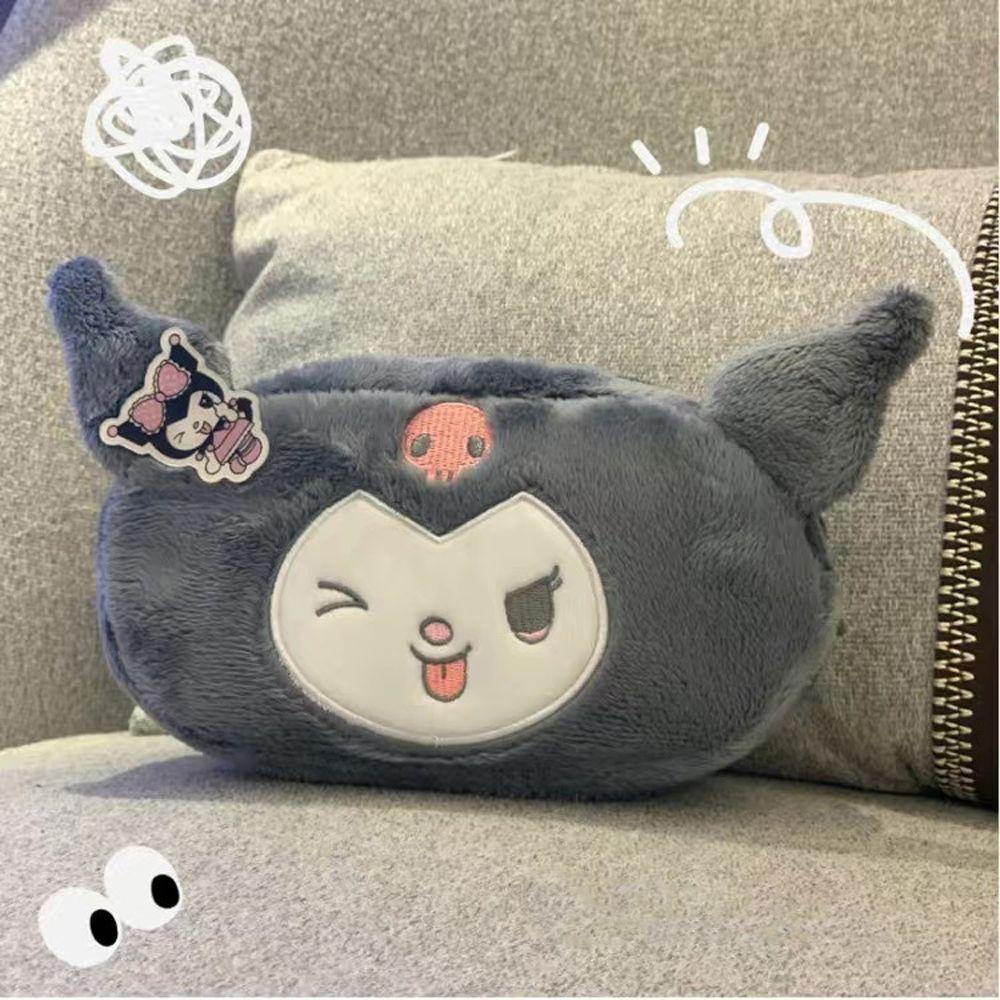 Túi Đựng Mỹ Phẩm Cỡ Lớn Kiểu Hoạt Hình Kirby Nhồi Bông Dễ Thương