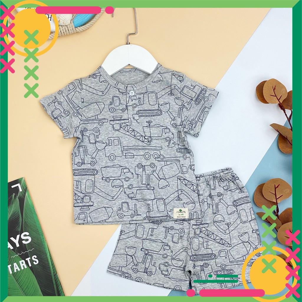 Hàng Hè 2021: Bộ cộc tay cotton thương hiệu Litibaby size 6M đến 36M, dành cho bạn từ 6 đến 14kg