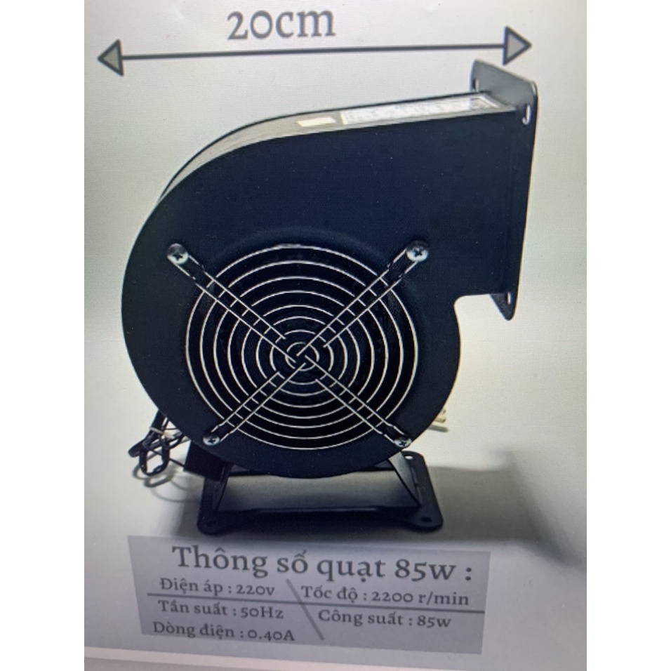 Quạt Sò Ly Tâm Hình Sên Hút Ly Tâm  85W 120W 240w 330w 500w