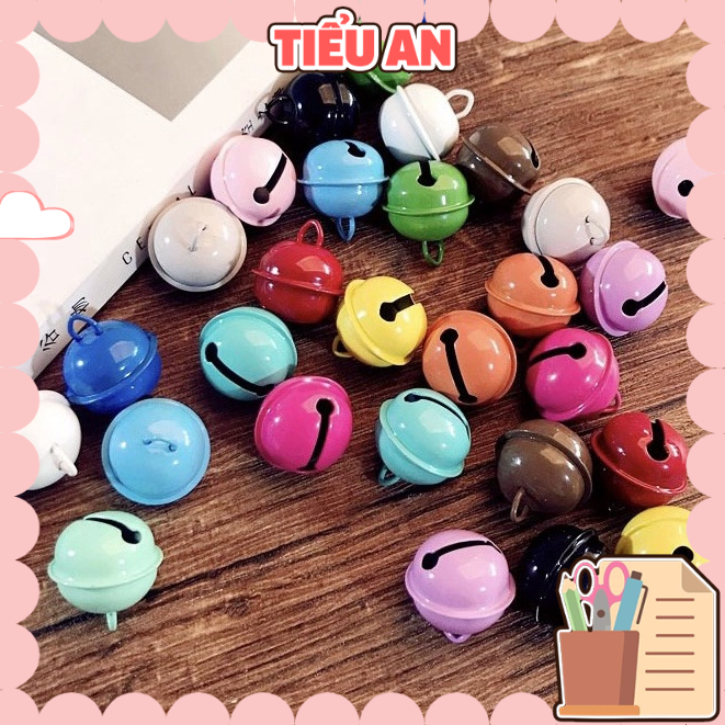 Charm (C349) slime/ Dụng Cụ Charm Trang Trí Hình Lục Lạc (Chuông) mẫu truyền thống (2cm)