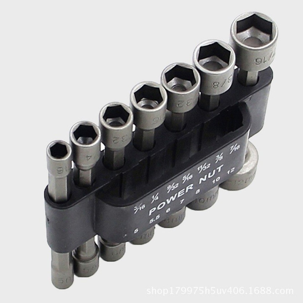 Bộ 14 đầu vặn khẩu các kích cỡ cho khoan chuyên dụng - HV Store 364