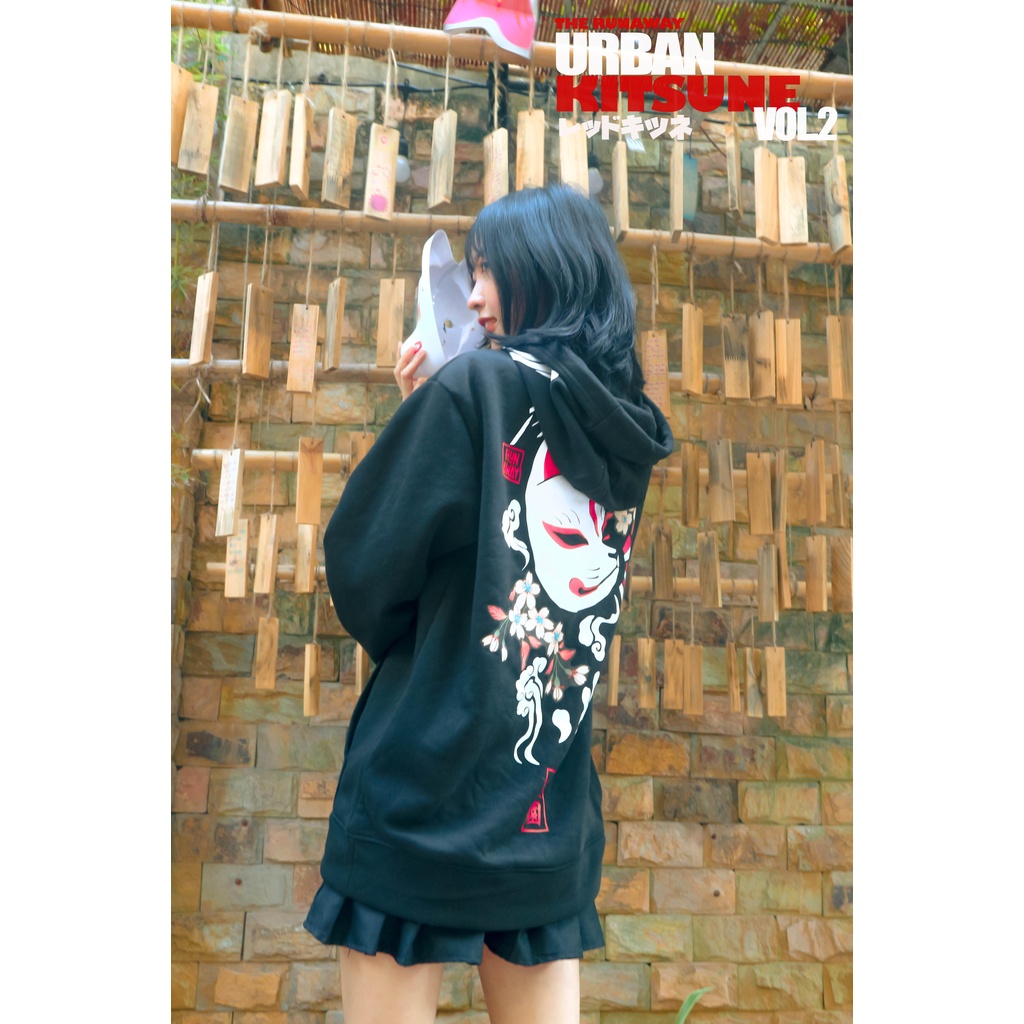 Áo Hoodie Urban Kitsune 2: Paradise Nỉ bông cho Nam/ Nữ by The Runaway