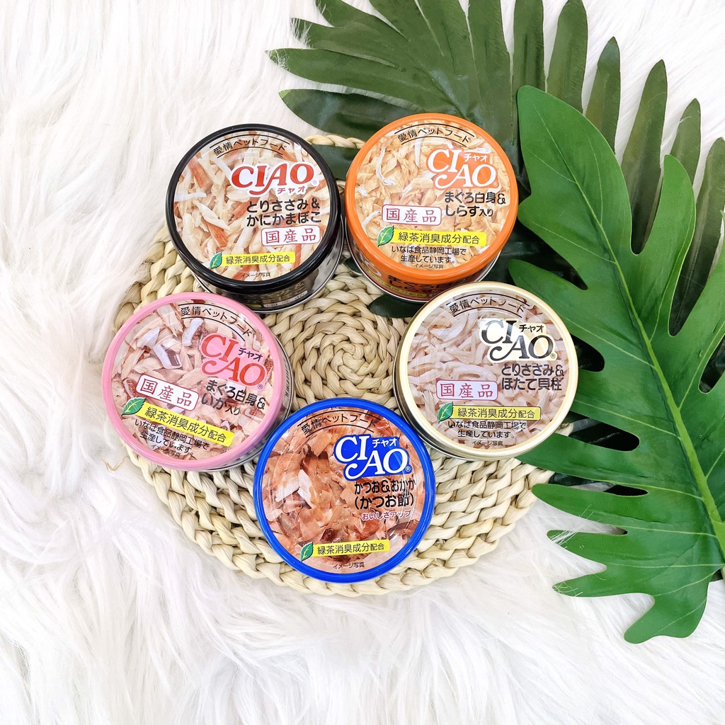 Ciao Pate lon mix vị cho mèo