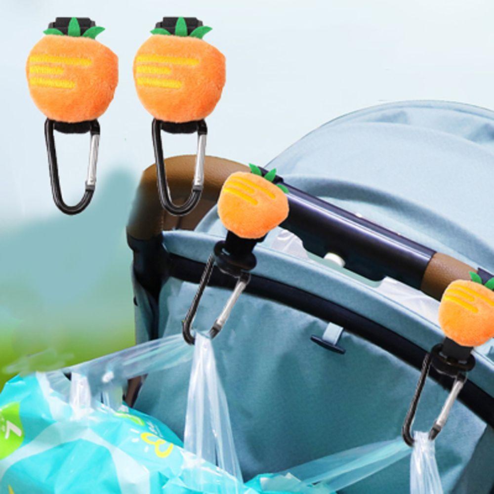 Móc Treo Đồ Gắn Xe Đẩy Em Bé Hình Thỏ / Dâu Tây Dễ Thương Tiện Dụng