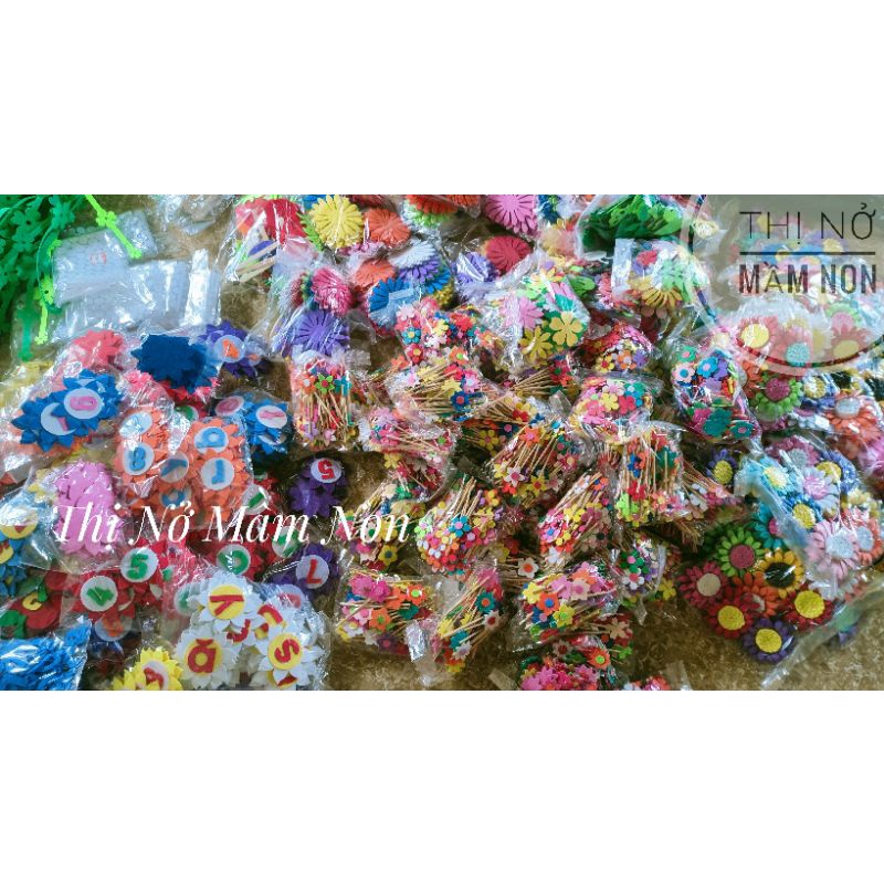 Hoa bé ngoan 50 bông đủ màu