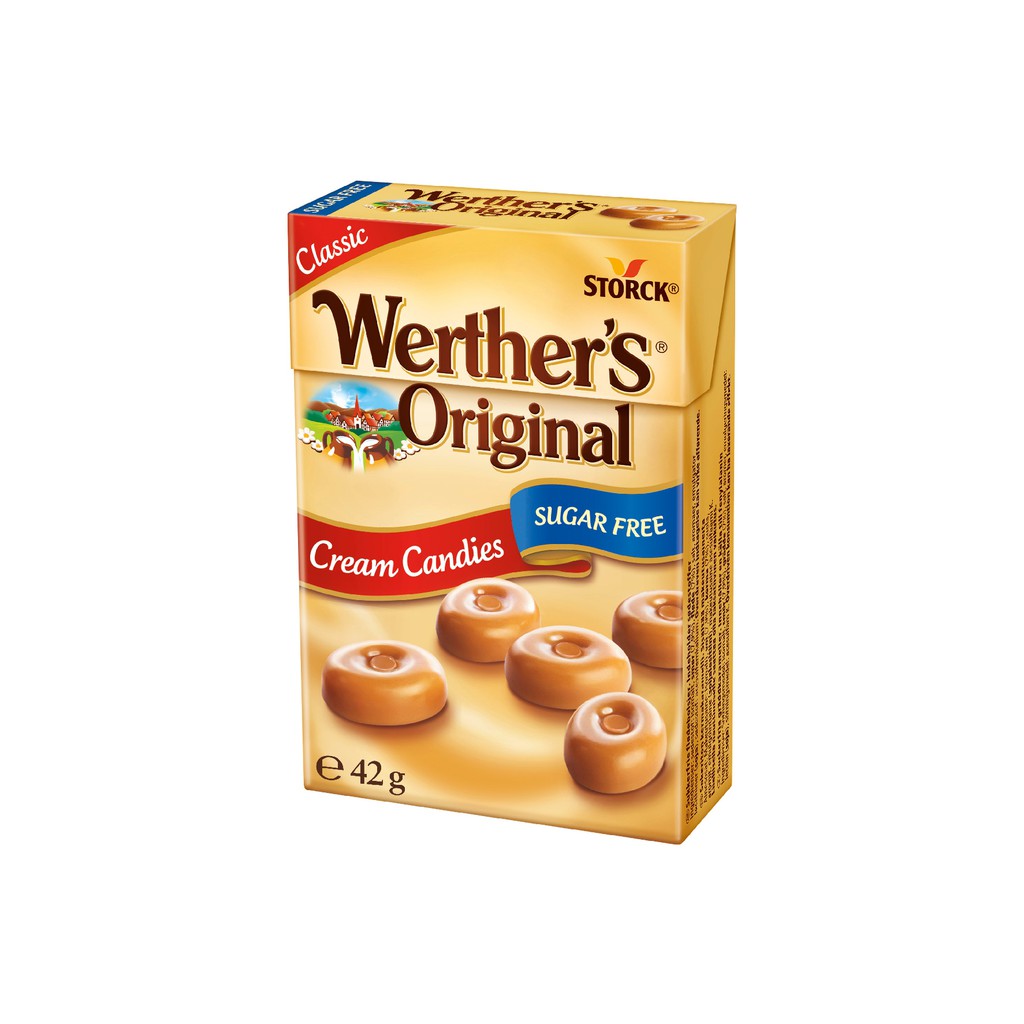 Kẹo caramen kem hiệu Werther's Original  42g