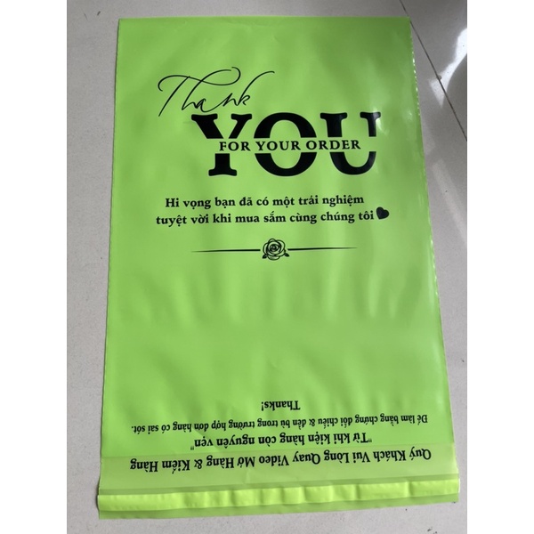 túi niêm phong in thankyou 26x40cm