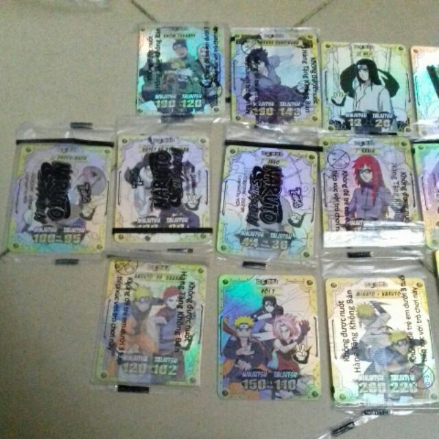 Thẻ Toonies mùa Naruto