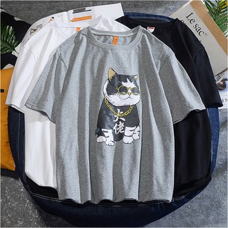 Áo thun unisex Rich Cat cá tính