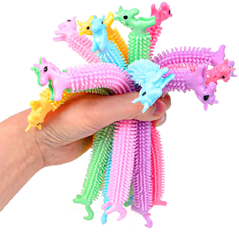 Đồ Chơi HìNh NgựA unicorn TPR lalale Dễ Thương Có Dây Kéo Cho Trẻ Em