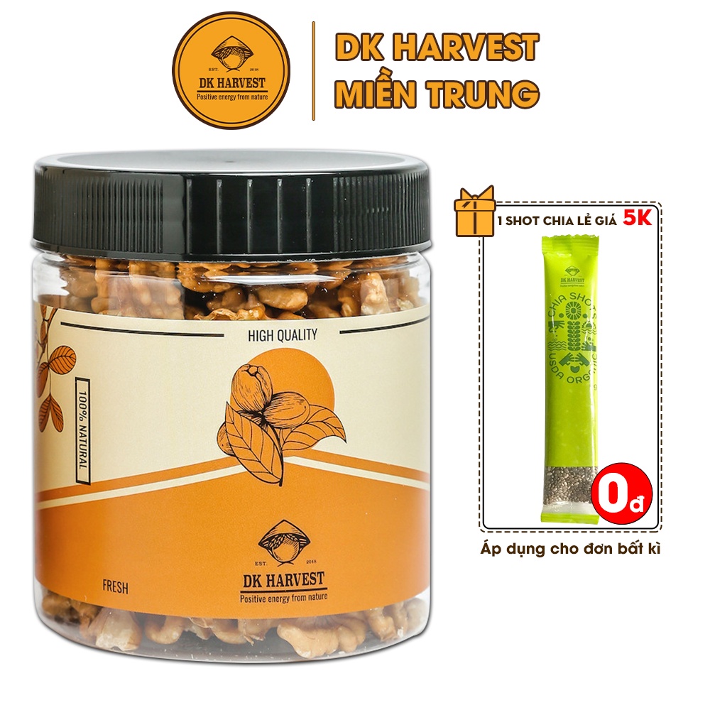 Nhân Hạt Óc Chó Nhập Khẩu Mỹ DK Harvest - Trọng Lượng 200g - Sản Phẩm Tự Nhiên - Giàu Dinh Dưỡng