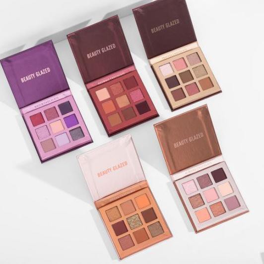 (Hàng Mới Về) Bảng Phấn Mắt Beauty Glazed 9 Màu B51 B 51 Mars Peach Almond Màu Sắc | BigBuy360 - bigbuy360.vn