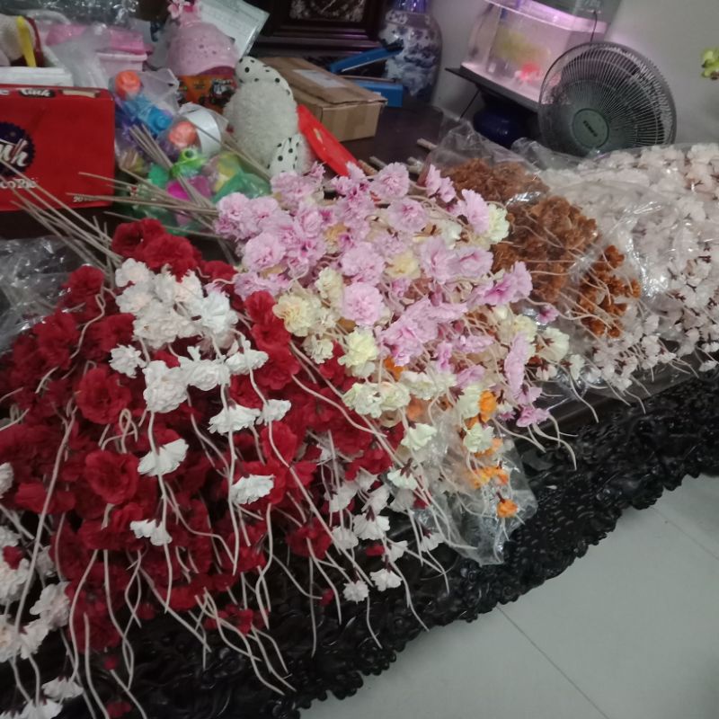 (hot) 10 cành hoa đào râu (tự chọn mẫu ib)