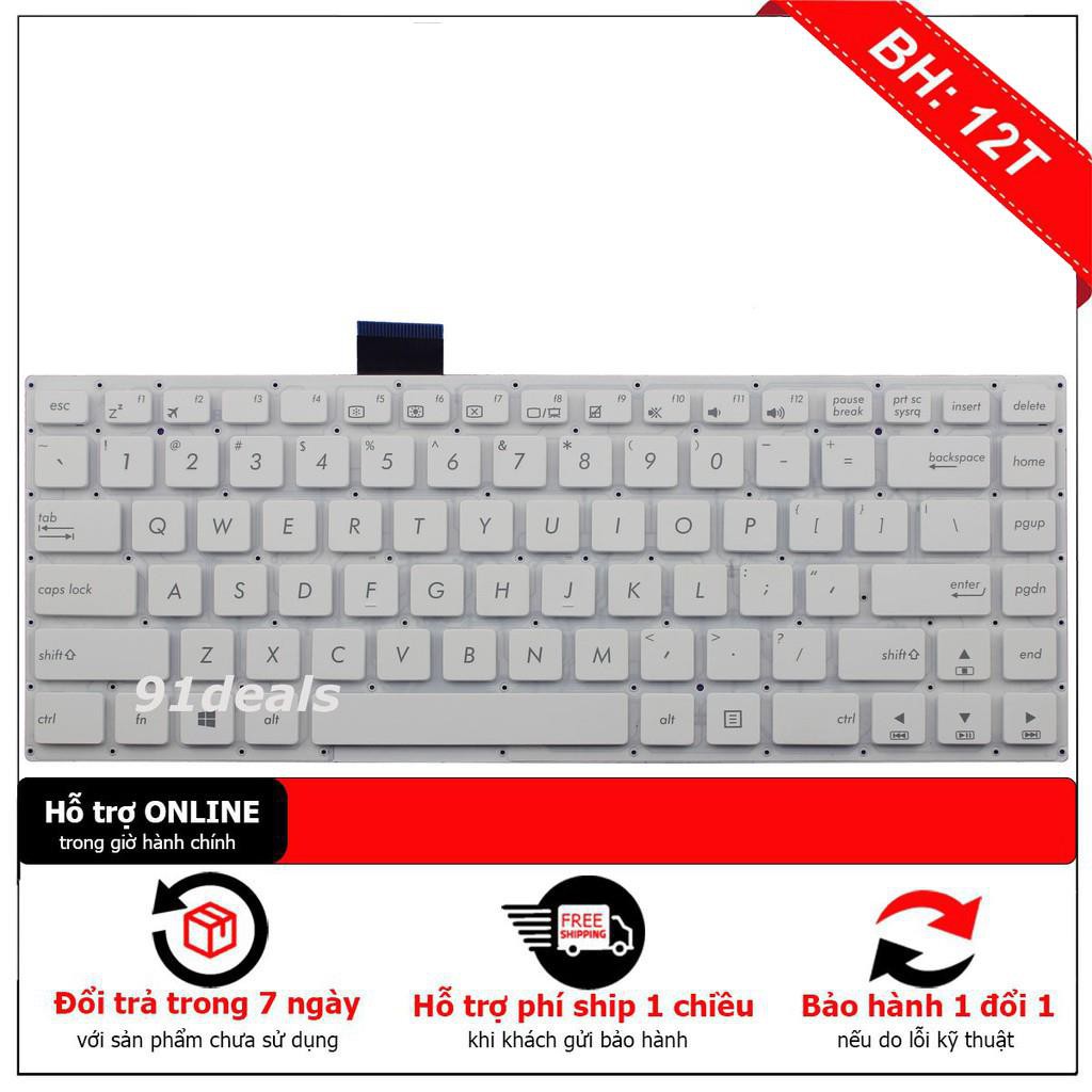 Bàn phím laptop Asus E402 E402M E402MA E402S E402SA L402S L402SA R417 R417S R417SA E402N E402NA ( Màu đen /Màu trắng)