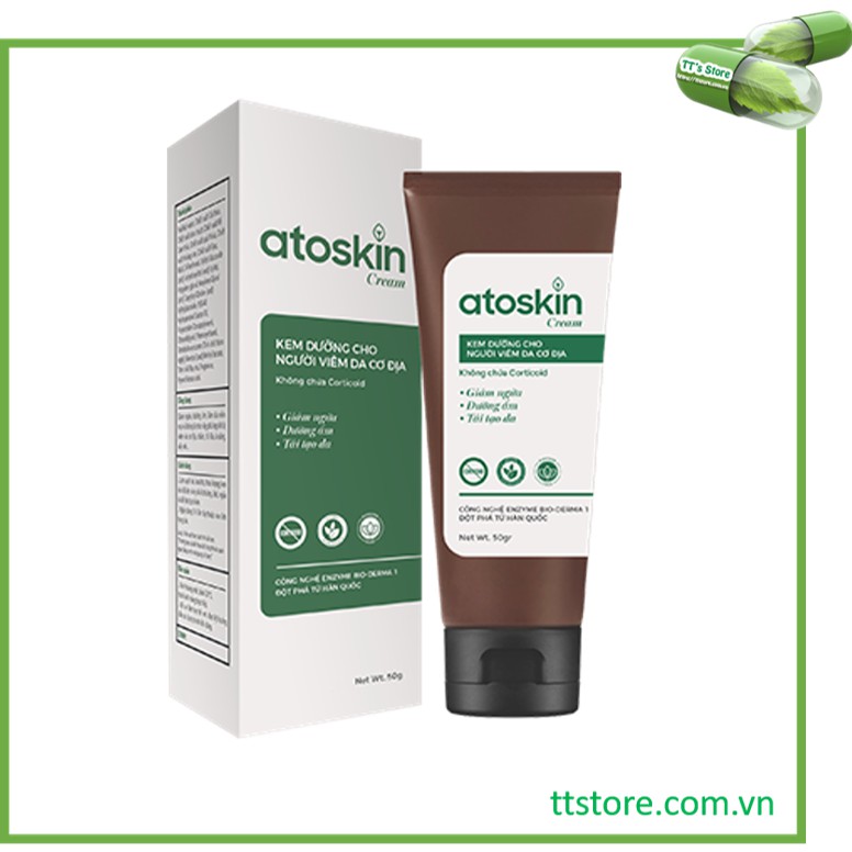 Atoskin - Bộ sản phẩm cho viêm da cơ địa [sữa tắm/ shower, serum, kem, cream] [Atokin, autoskin] | BigBuy360 - bigbuy360.vn