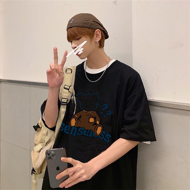 NRVP Áo Thun Cotton Tay Ngắn Cổ Tròn Màu Trơn Thời Trang Dành Cho Nữ