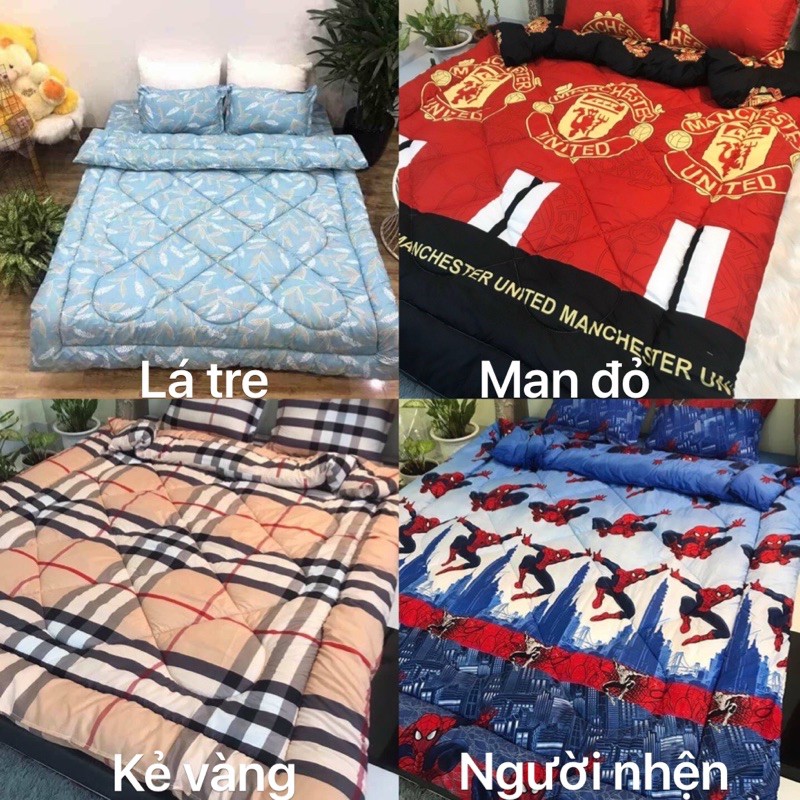 Lẻ 1 chăn phao phồng cotton poly loại dày