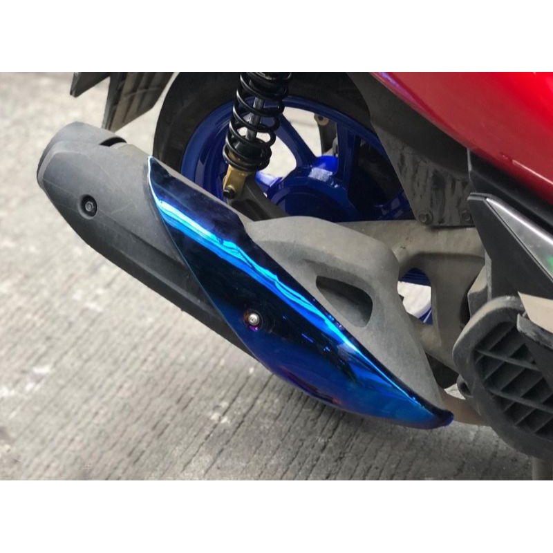 Ốp Bọc Ống Xả Xe Honda Pcx 150 New Local 2018 2019 Chuyên Dụng