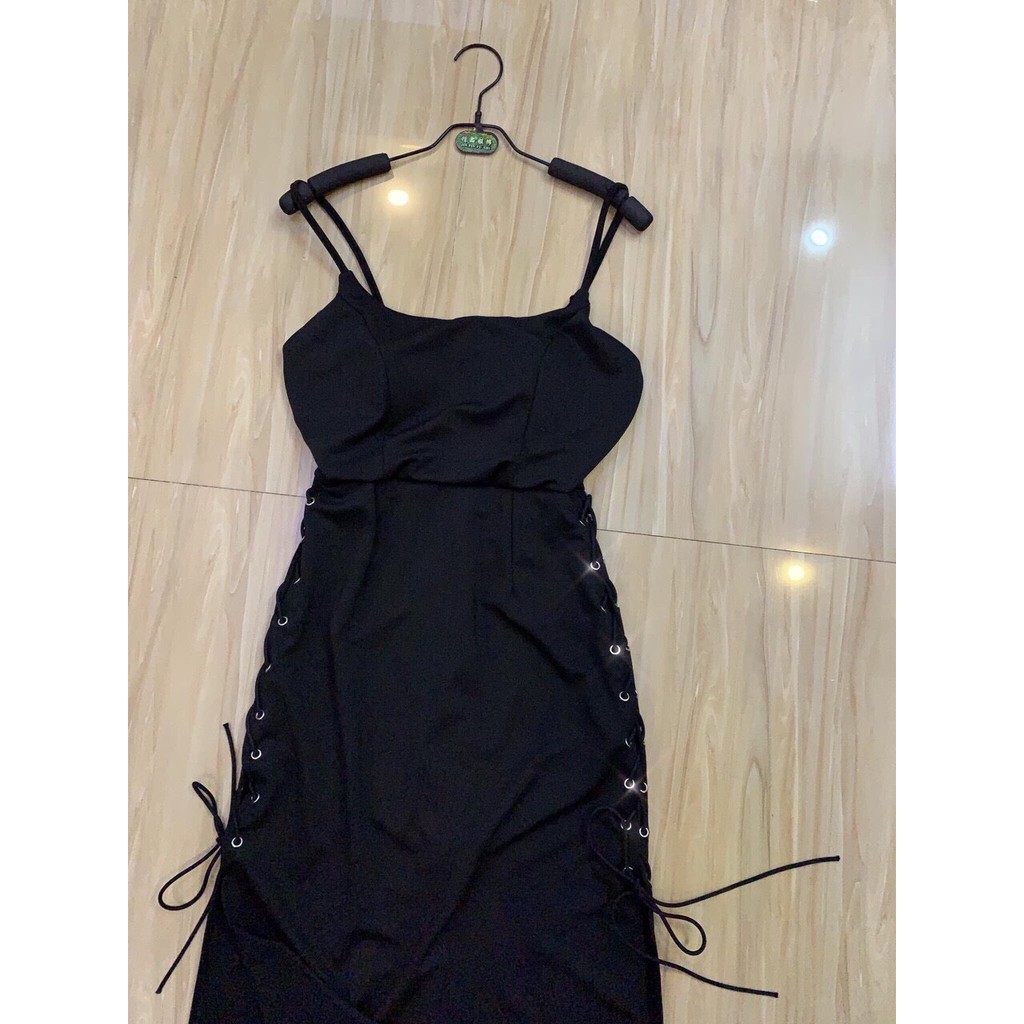 Đầm Maxi Ôm Body 2 Dây Đan Mắt Cáo Đầm Maxi Ôm Body 2 Dây Đan Mắt Cáo Chất Thun Dẻo Dày Dặn Tôn Dáng Thời Trang Nữ | BigBuy360 - bigbuy360.vn