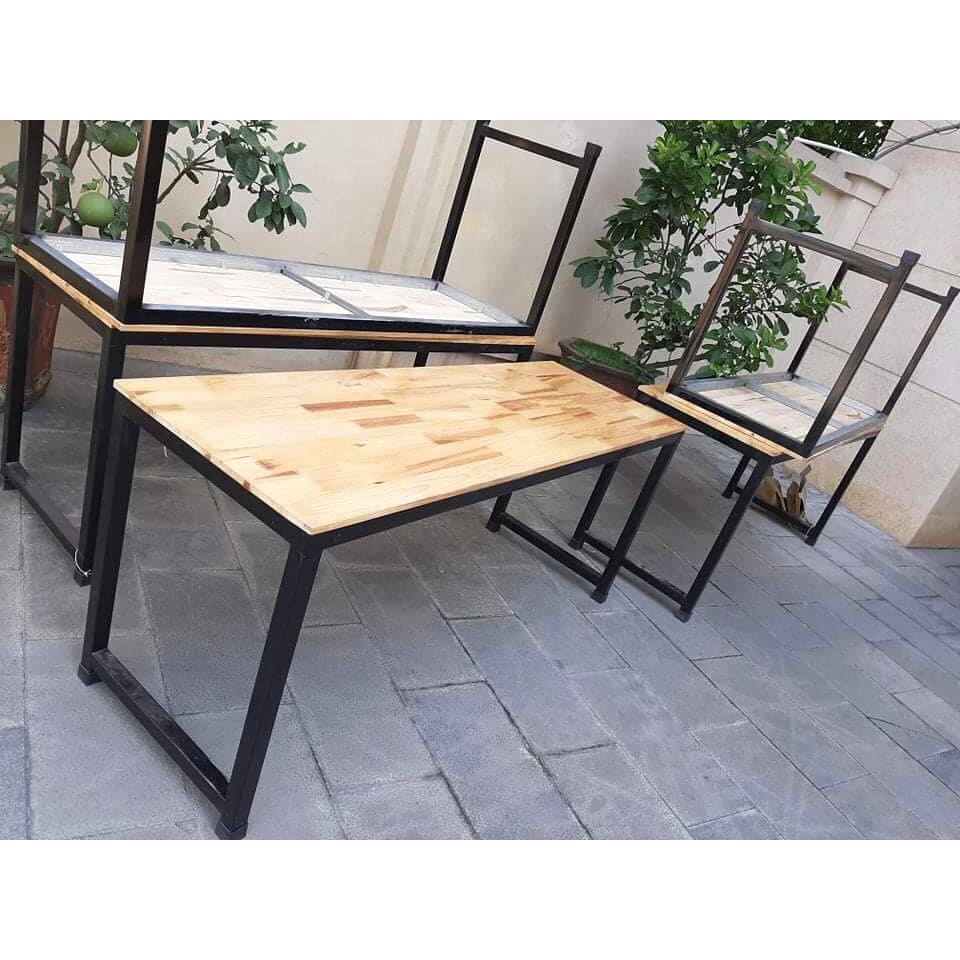 Mặt bàn làm việc bằng gỗ cao su