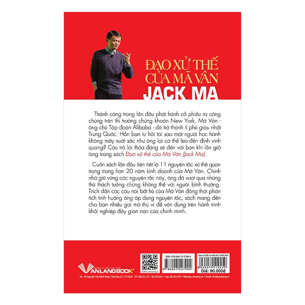 Sách - Đạo Xử Thế Của Mã Vân Jack Ma