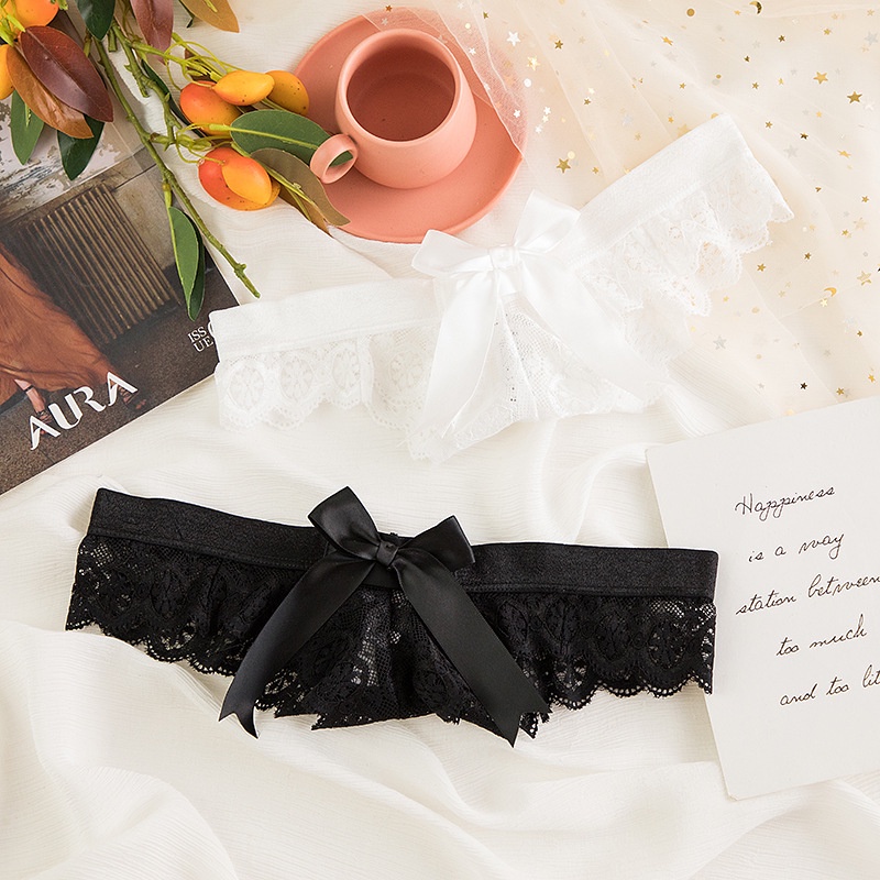 Quần lót ren lọt khe kèm nơ phía sau #ib083 nơ